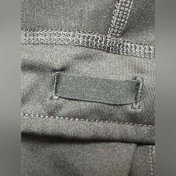 Reebok Sport XL Playdry Black RE Tight Workout Skinny Fit Mesh Panel Zipper Hem - Picture 7 of 13